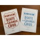 PLAQUE ALU Route des Grands Crus de Bourgogne 20 X 30 CM