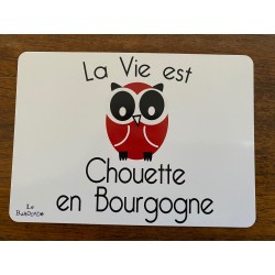 CARTE POSTALE La Vie est Chouette en Bourgogne