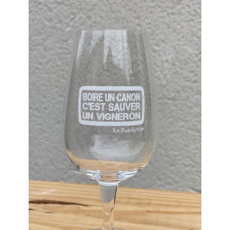 6 VERRES INAO 22CL BOIRE UN CANON