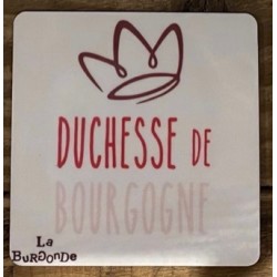 SOUS VERRE DUCHESSE de Bourgogne