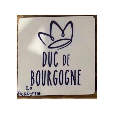SOUS VERRE DUCHESSE de Bourgogne
